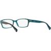imageCoach Womens Hc6040 Brooklyn Rectangular Prescription Eyewear FramesDark TortoiseDemo Lens