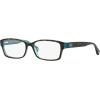 imageCoach Womens Hc6040 Brooklyn Rectangular Prescription Eyewear FramesDark TortoiseDemo Lens