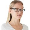 imageCoach Womens Hc6040 Brooklyn Rectangular Prescription Eyewear FramesDark TortoiseDemo Lens