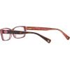 imageCoach Womens Hc6040 Brooklyn Rectangular Prescription Eyewear FramesPink TortoiseDemo Lens