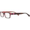 imageCoach Womens Hc6040 Brooklyn Rectangular Prescription Eyewear FramesPink TortoiseDemo Lens