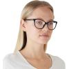 imageCoach Womens Hc6206u Universal Fit Cat Eye Prescription Eyewear FramesBlackDemo Lens