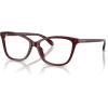 imageCoach Womens Hc6206u Universal Fit Cat Eye Prescription Eyewear FramesMilky BurgundyDemo Lens