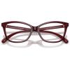 imageCoach Womens Hc6206u Universal Fit Cat Eye Prescription Eyewear FramesMilky BurgundyDemo Lens
