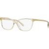 imageCoach Womens Hc6206u Universal Fit Cat Eye Prescription Eyewear FramesTransparent FawnDemo Lens