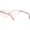 imageCoach Womens Hc6206u Universal Fit Cat Eye Prescription Eyewear FramesTransparent Pink GradientDemo Lens