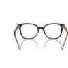 imageCoach Womens Hc6225u Universal Fit Square Prescription Eyewear FramesBlackTransparent BlushDemo Lens