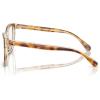 imageCoach Womens Hc6225u Universal Fit Square Prescription Eyewear FramesDark TortoiseCanaryDemo Lens