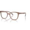 imageCoach Womens Hc6225u Universal Fit Square Prescription Eyewear FramesTransparent Brown GreyDemo Lens