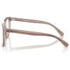 imageCoach Womens Hc6225u Universal Fit Square Prescription Eyewear FramesTransparent Brown GreyDemo Lens