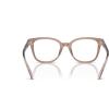 imageCoach Womens Hc6225u Universal Fit Square Prescription Eyewear FramesTransparent Brown GreyDemo Lens