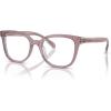 imageCoach Womens Hc6225u Universal Fit Square Prescription Eyewear FramesTransparent RoseBlushDemo Lens