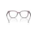 imageCoach Womens Hc6225u Universal Fit Square Prescription Eyewear FramesTransparent RoseBlushDemo Lens