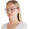 imageCoach Womens Hc6225u Universal Fit Square Prescription Eyewear FramesTransparent RoseBlushDemo Lens