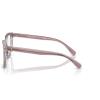 imageCoach Womens Hc6225u Universal Fit Square Prescription Eyewear FramesTransparent RoseBlushDemo Lens
