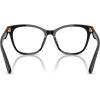 imageCoach Womens Hc6256u Universal Fit Square Prescription Eyewear FramesBlackDemo Lens