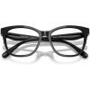 imageCoach Womens Hc6256u Universal Fit Square Prescription Eyewear FramesBlackDemo Lens