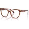 imageCoach Womens Hc6256u Universal Fit Square Prescription Eyewear FramesCaramel TortoiseDemo Lens