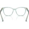 imageCoach Womens Hc6256u Universal Fit Square Prescription Eyewear FramesMilky SeaglassDemo Lens