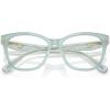 imageCoach Womens Hc6256u Universal Fit Square Prescription Eyewear FramesMilky SeaglassDemo Lens