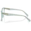 imageCoach Womens Hc6256u Universal Fit Square Prescription Eyewear FramesMilky SeaglassDemo Lens