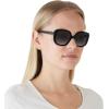 imageCoach Womens Hc8292 Square SunglassesBlackDark Grey Gradient