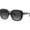 imageCoach Womens Hc8292 Square SunglassesBlackDark Grey Gradient