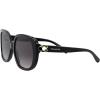 imageCoach Womens Hc8292 Square SunglassesBlackDark Grey Gradient