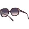imageCoach Womens Hc8292 Square SunglassesPurple TortoisePurple Pink Gradient