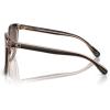 imageCoach Womens Hc8381u Universal Fit Square SunglassesBlackTransparent BlushBrown Purple Grey Gradient