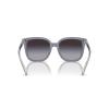 imageCoach Womens Hc8381u Universal Fit Square SunglassesDark GreyLight GreyLight Grey Gradient