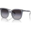 imageCoach Womens Hc8381u Universal Fit Square SunglassesDark GreyLight GreyLight Grey Gradient