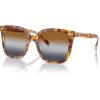 imageCoach Womens Hc8381u Universal Fit Square SunglassesDark TortoiseCanaryBrown Teal Grey Gradient