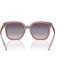 imageCoach Womens Hc8381u Universal Fit Square SunglassesTransparent RoseBlushPurple Blue Peach Gradient