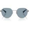 imageCoach Mens Hc7179 Round SunglassesShiny SilverGrey Solid