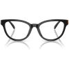 imageCoach Womens HC6258U Universal Fit Square Prescription Eyewear Frames BlackDemo Lens 51 mm