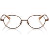 imageCoach Womens Hc5189td Oval Prescription Eyewear FramesSatin BronzeDemo Lens