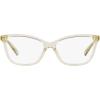 imageCoach Womens Hc6206u Universal Fit Cat Eye Prescription Eyewear FramesTransparent FawnDemo Lens
