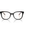 imageCoach Womens Hc6225u Universal Fit Square Prescription Eyewear FramesBlackTransparent BlushDemo Lens