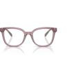 imageCoach Womens Hc6225u Universal Fit Square Prescription Eyewear FramesTransparent RoseBlushDemo Lens