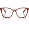 imageCoach Womens Hc6256u Universal Fit Square Prescription Eyewear FramesCaramel TortoiseDemo Lens