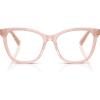 imageCoach Womens Hc6256u Universal Fit Square Prescription Eyewear FramesMilky PinkDemo Lens