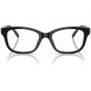 imageCoach Womens Hc6257u Universal Fit Square Prescription Eyewear FramesBlackDemo Lens