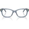 imageCoach Womens Hc6257u Universal Fit Square Prescription Eyewear FramesMilky DenimDemo Lens