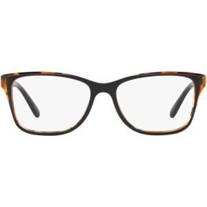 imageCOACH Womens Hc6129 Rectangular Prescription Eyewear FramesBlack Tortoise LaminateDemo Lens