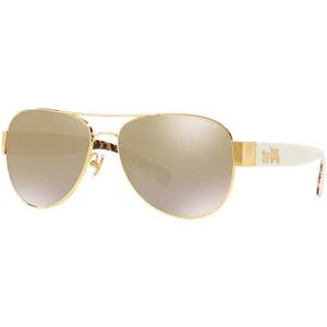 imageCoach HC7059 Sunglasses GoldGold Mirrored Gradient 58 mm
