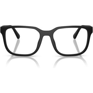 imageCoach Mens Hc6264u Universal Fit Square Prescription Eyewear FramesMatte BlackDemo Lens