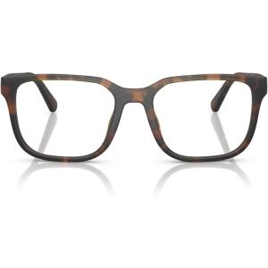 imageCoach Mens Hc6264u Universal Fit Square Prescription Eyewear FramesMatte Dark TortoiseDemo Lens
