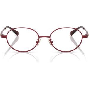 imageCoach Womens Hc5189td Oval Prescription Eyewear FramesSatin BurgundyDemo Lens