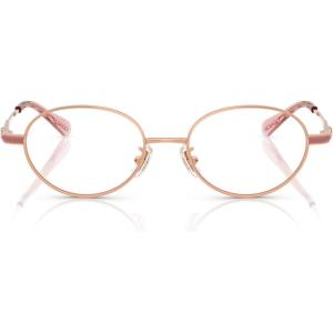 imageCoach Womens Hc5189td Oval Prescription Eyewear FramesShiny Rose GoldDemo Lens